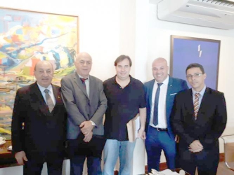 PREFEITO CARLOS MORAES E  VEREADOR MIGA VIAJAM À BRASÍLIA