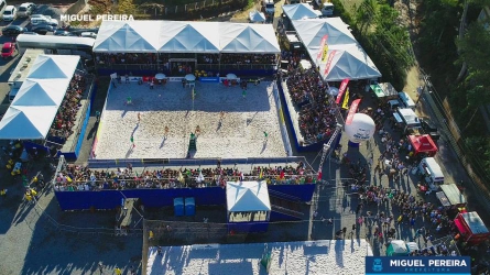 MAIS UMA VEZ O PREFEITO GARANTE O MUNDIAL DE VÔLEI DE PRAIA EM MIGUEL PEREIRA