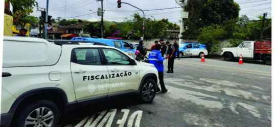 Ação conjunta do Detran RJ e Policia Militar 