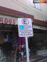 Vaga em estacionamento rotativo 