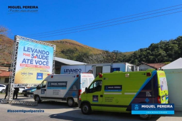 PROGRAMA LEVANDO MAIS SAÚDE ATÉ VOCÊ FAZ MAIS 400 CONSULTAS E EXAMES EM MIGUEL PEREIRA