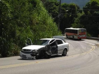 ACIDENTE EM CONRADO COM ÔNIBUS LINAVE 