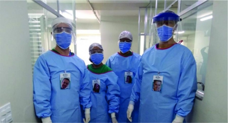 Covid-19: Hospital Escola de Valença adapta crachás para humanizar o atendimento de pacientes