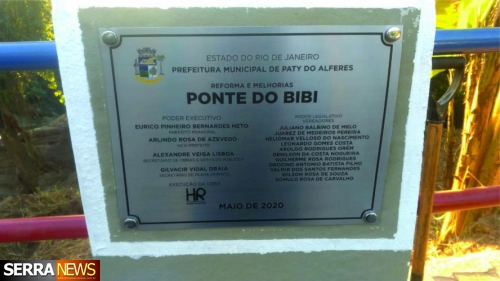 Prefeito Juninho inaugura obra de reforma da Ponte do Bibi